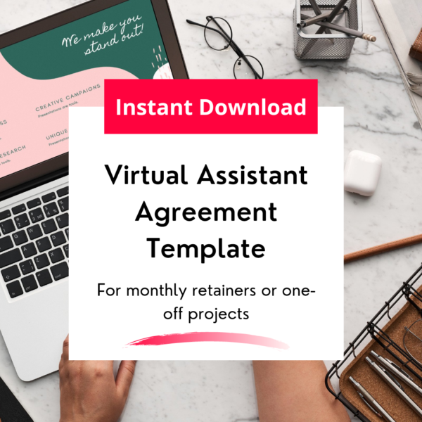 virtual assistant agreement template