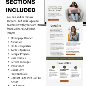 Virtual Assistant Portfolio Template